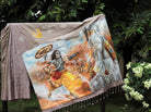 Kurukshetra: Hand-painted Kanchipuram silk saree -Bheeshma saree-ThalirAambal
